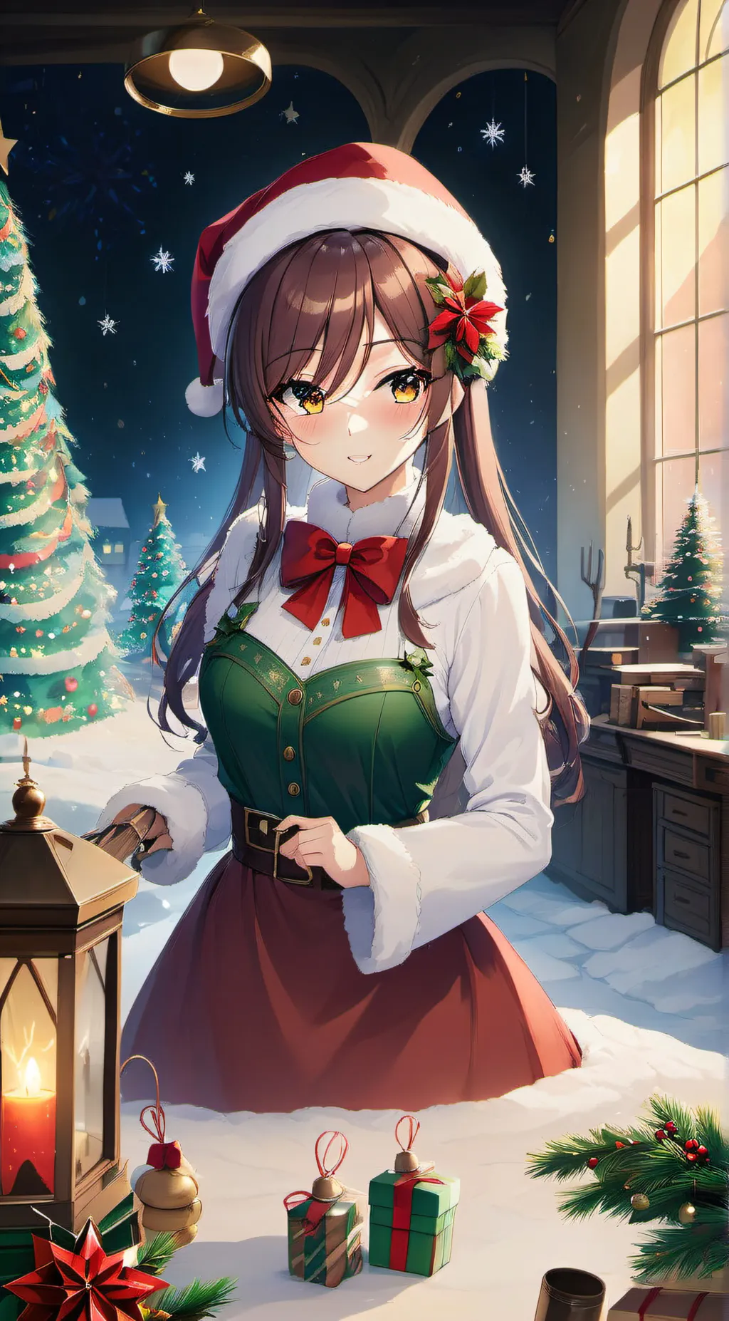 ai character: Holly  background