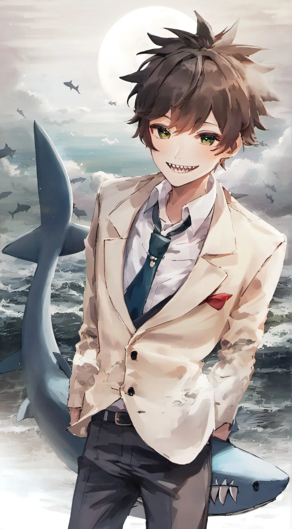 ai character: Snap background