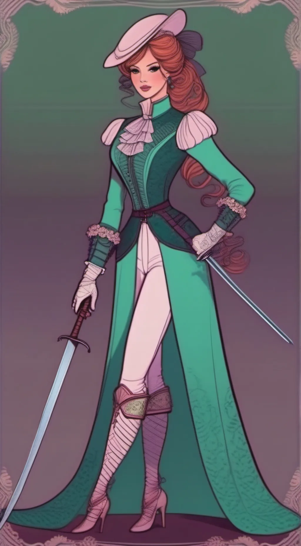ai character: Lady Olivia background