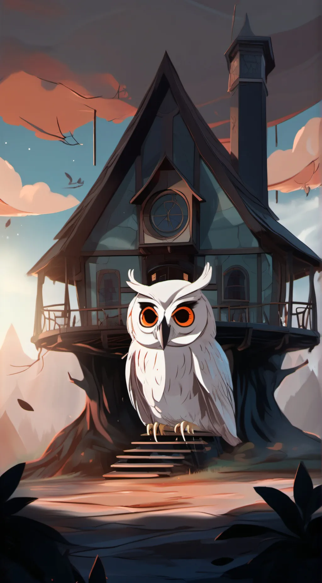 ai character: The owl house  background