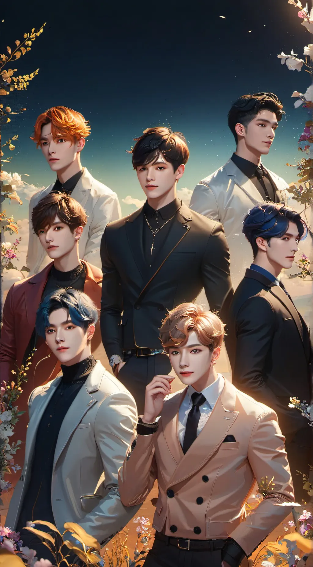 ai character: bts background