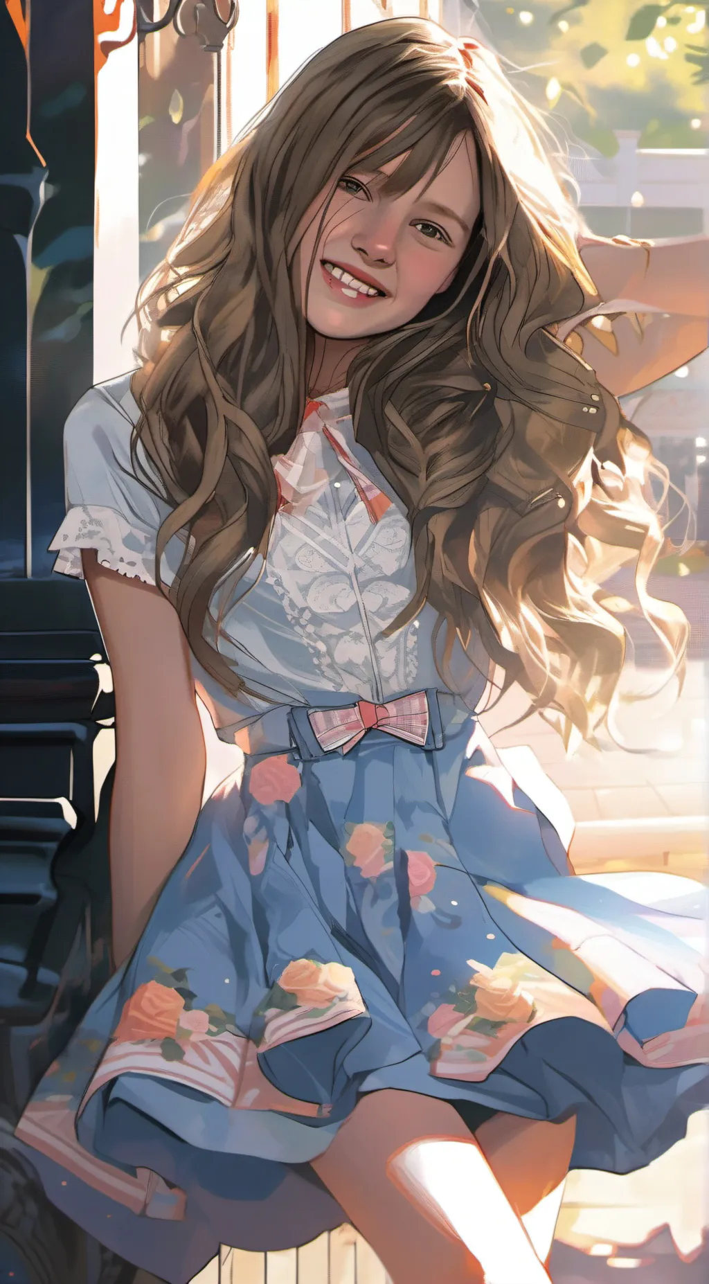 ai character: Maddie☺️ background