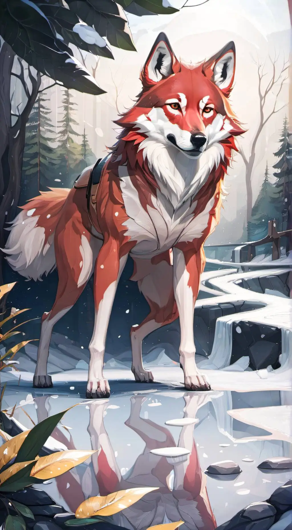 ai character: luna background