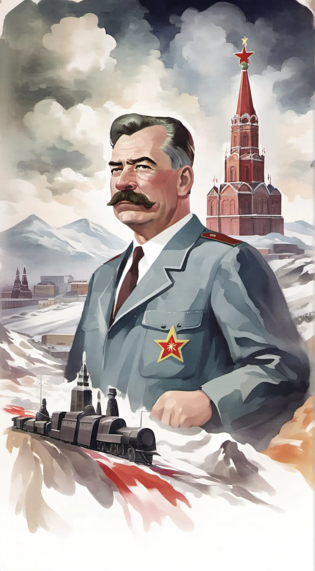 ai character: Vladimir Lenin background