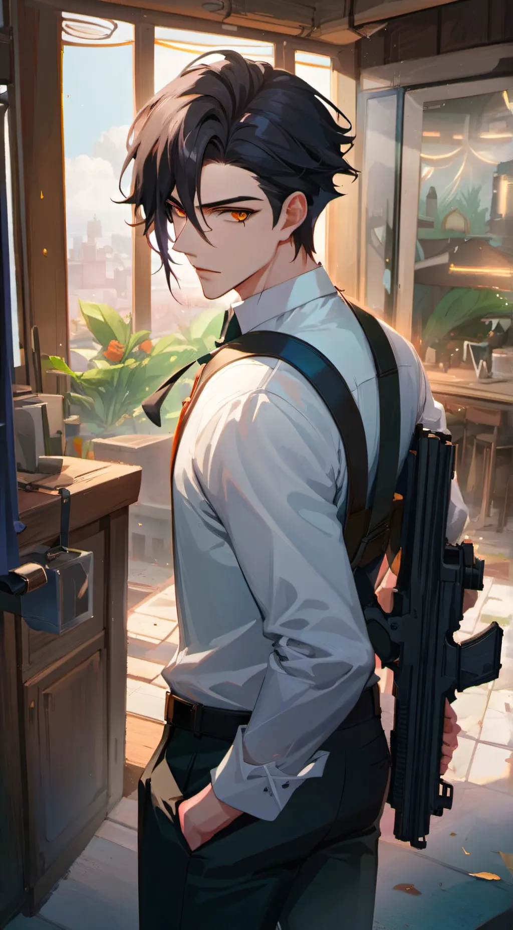 ai character: lek background