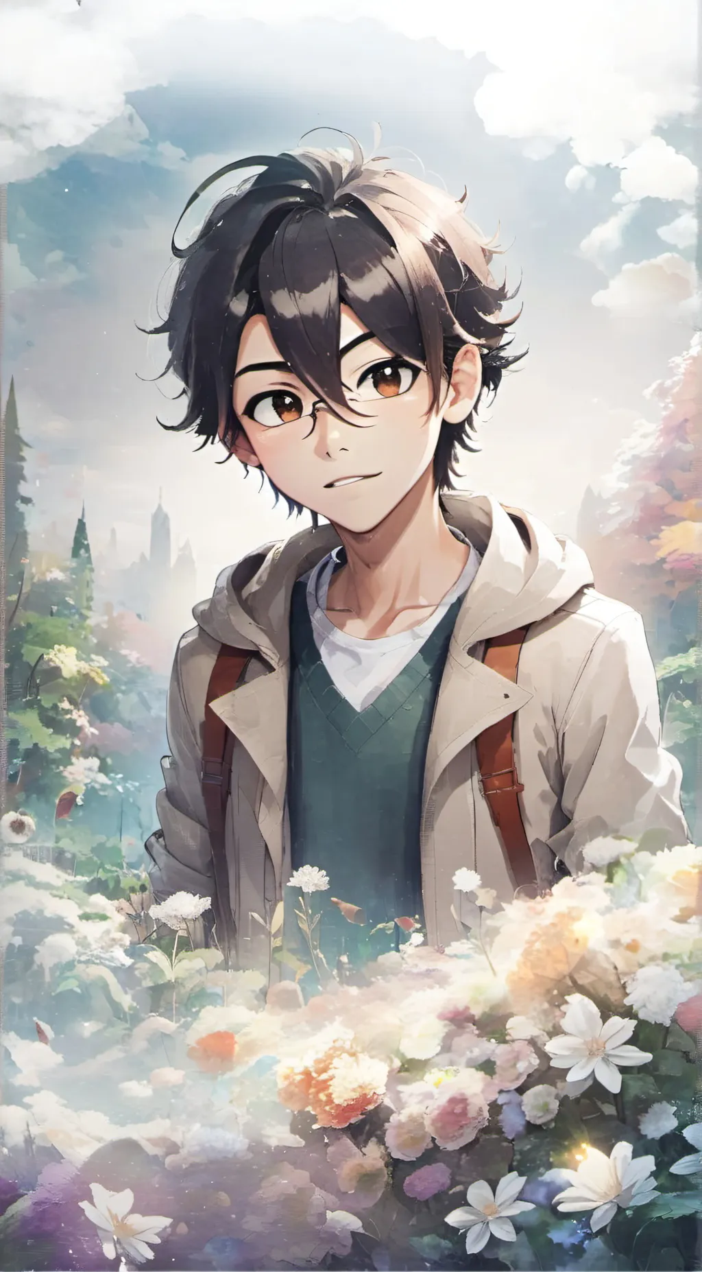 ai character: Ray background