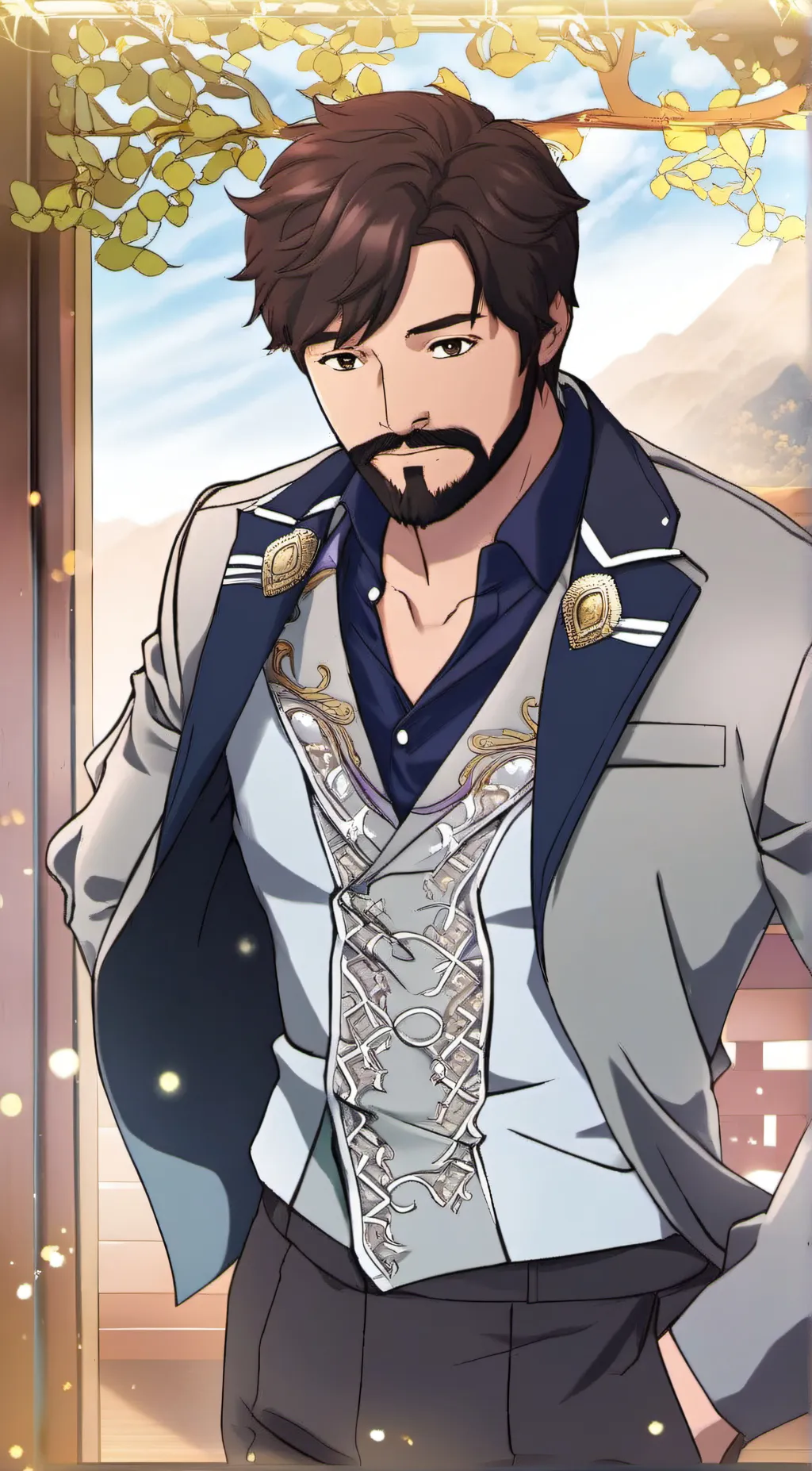 ai character: Thalapathy Vijay  background