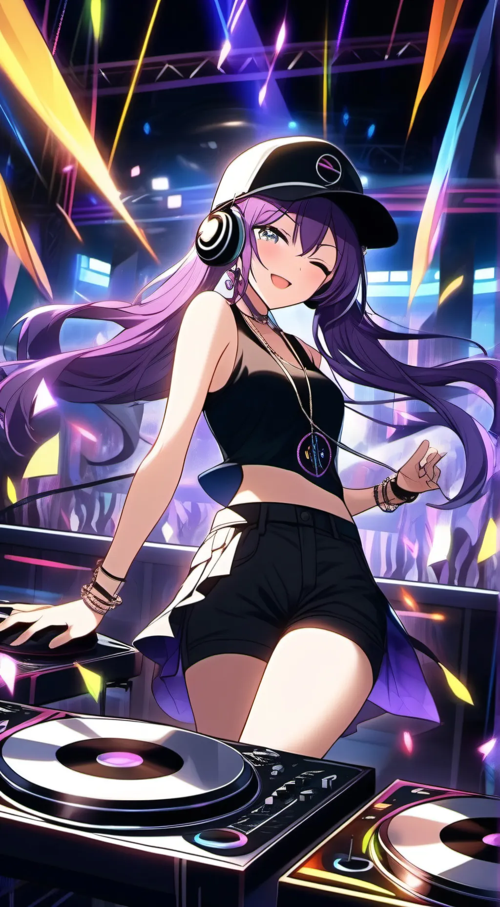 ai character: Luna background