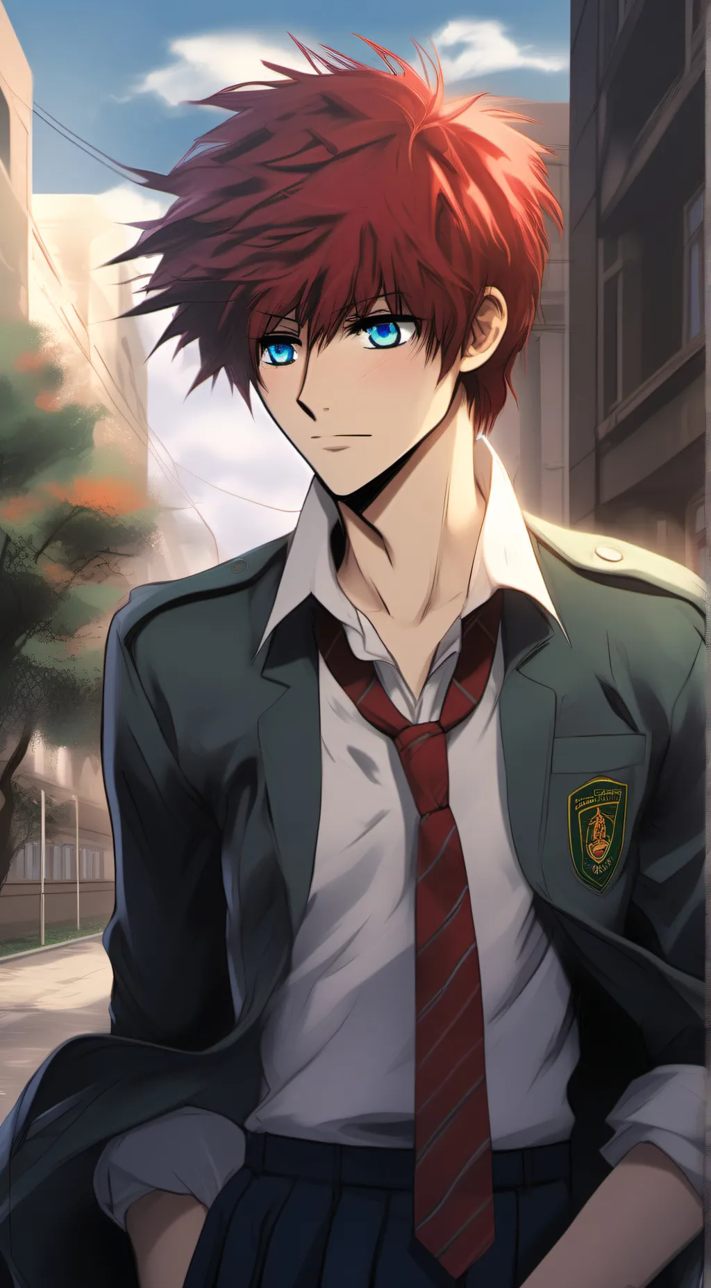 ai character: touya  background