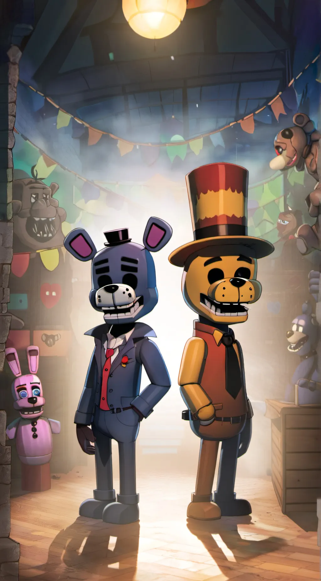 ai character: the puppet background