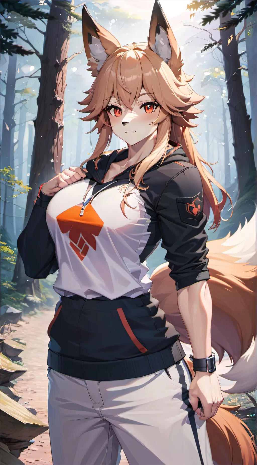ai character: Ren 🦊 background