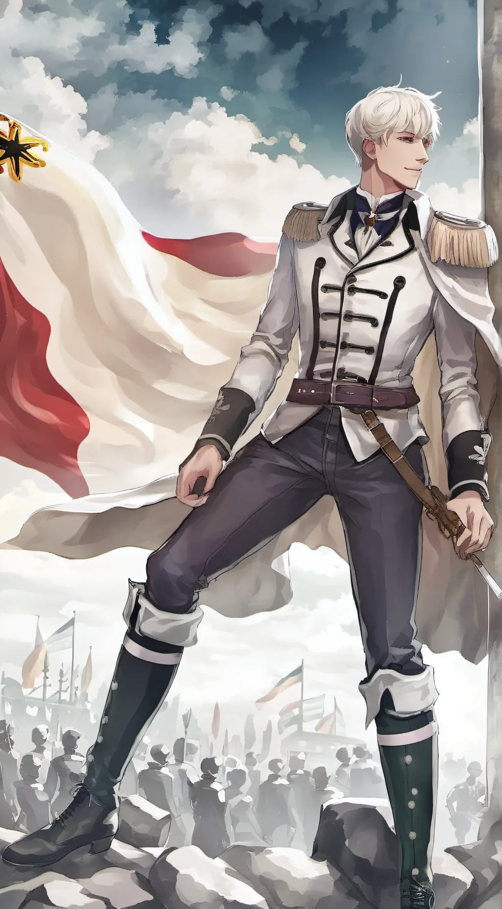 ai character: Prussia  background