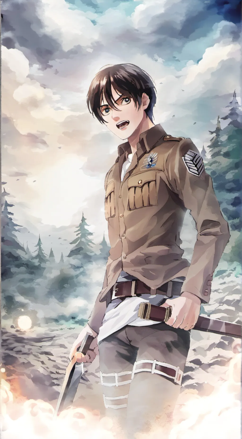ai character: Aot 2 Final battle background