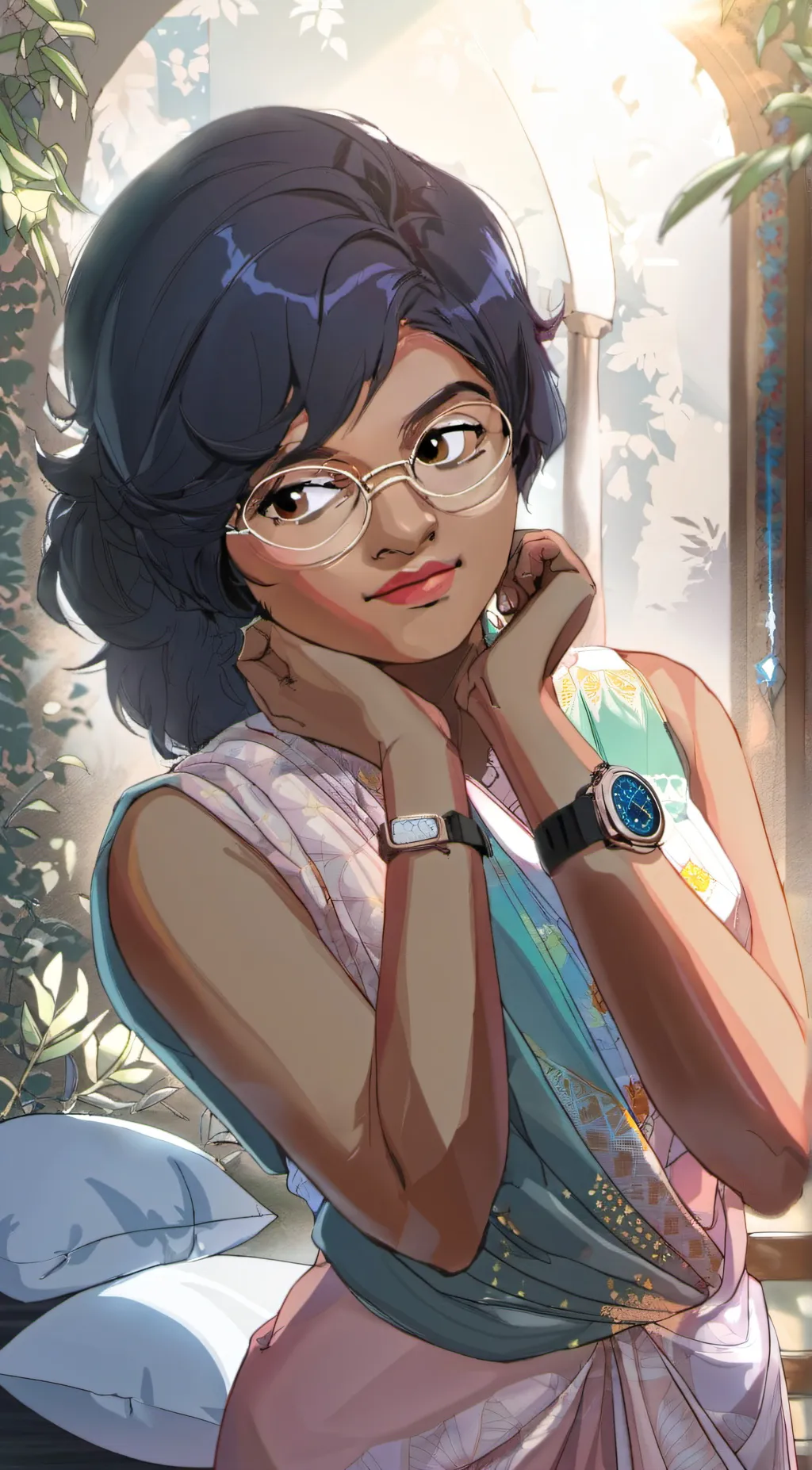 ai character: Tulsi background