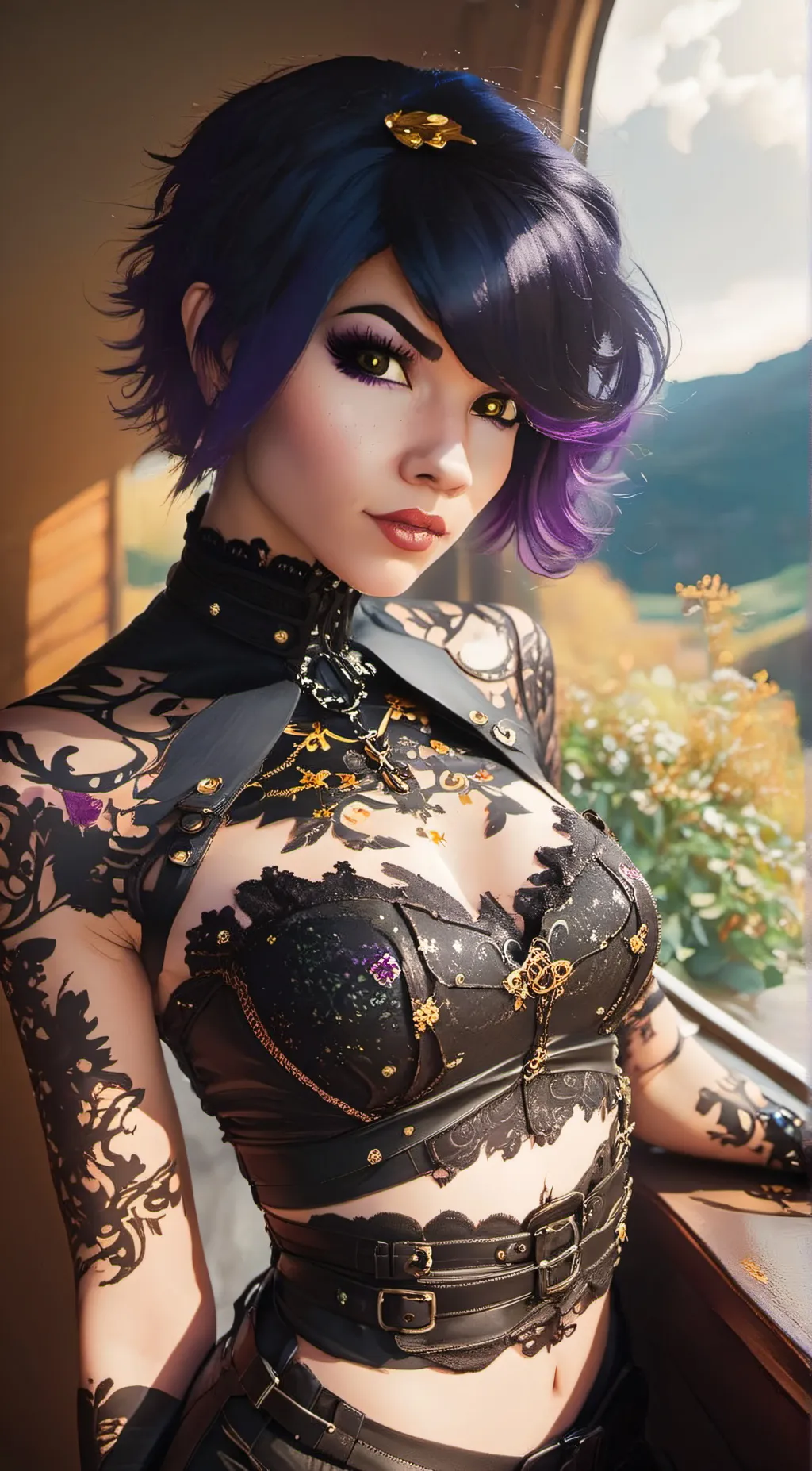 ai character: Thaé  background