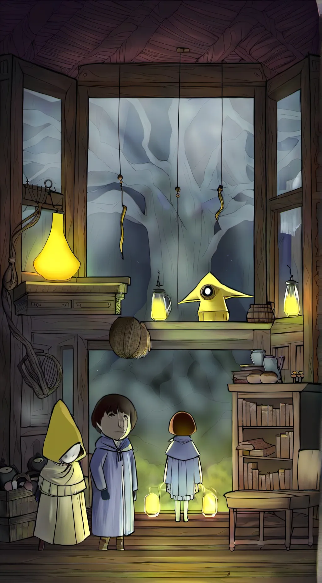 ai character: TADC and LN1,2,3 background