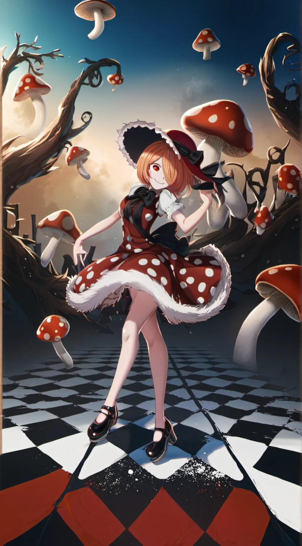 ai character: dreamcore background