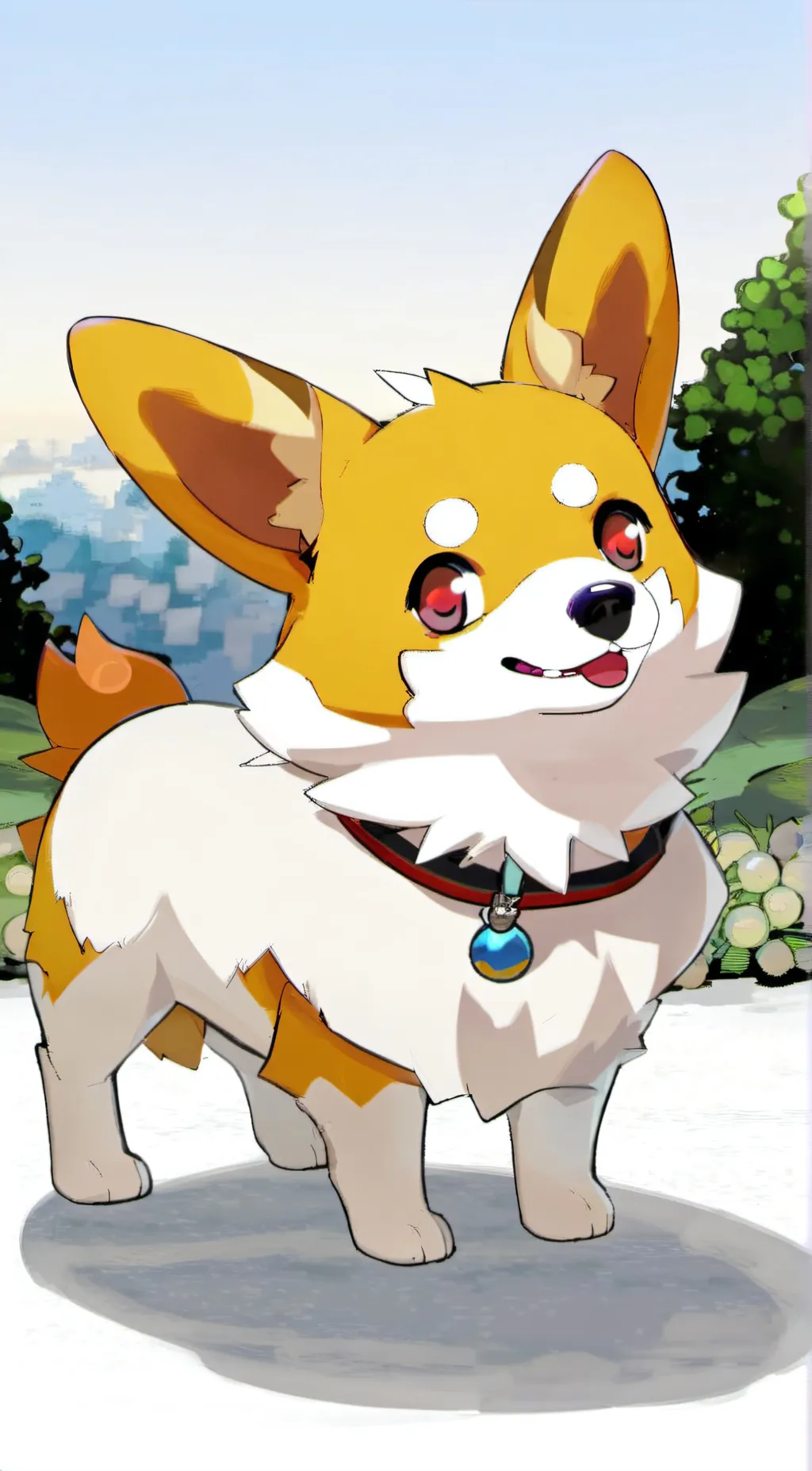 ai character: yamper background