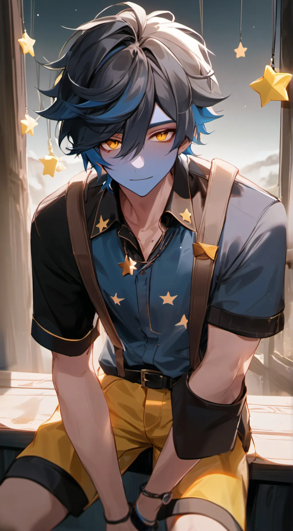 ai character: caster background