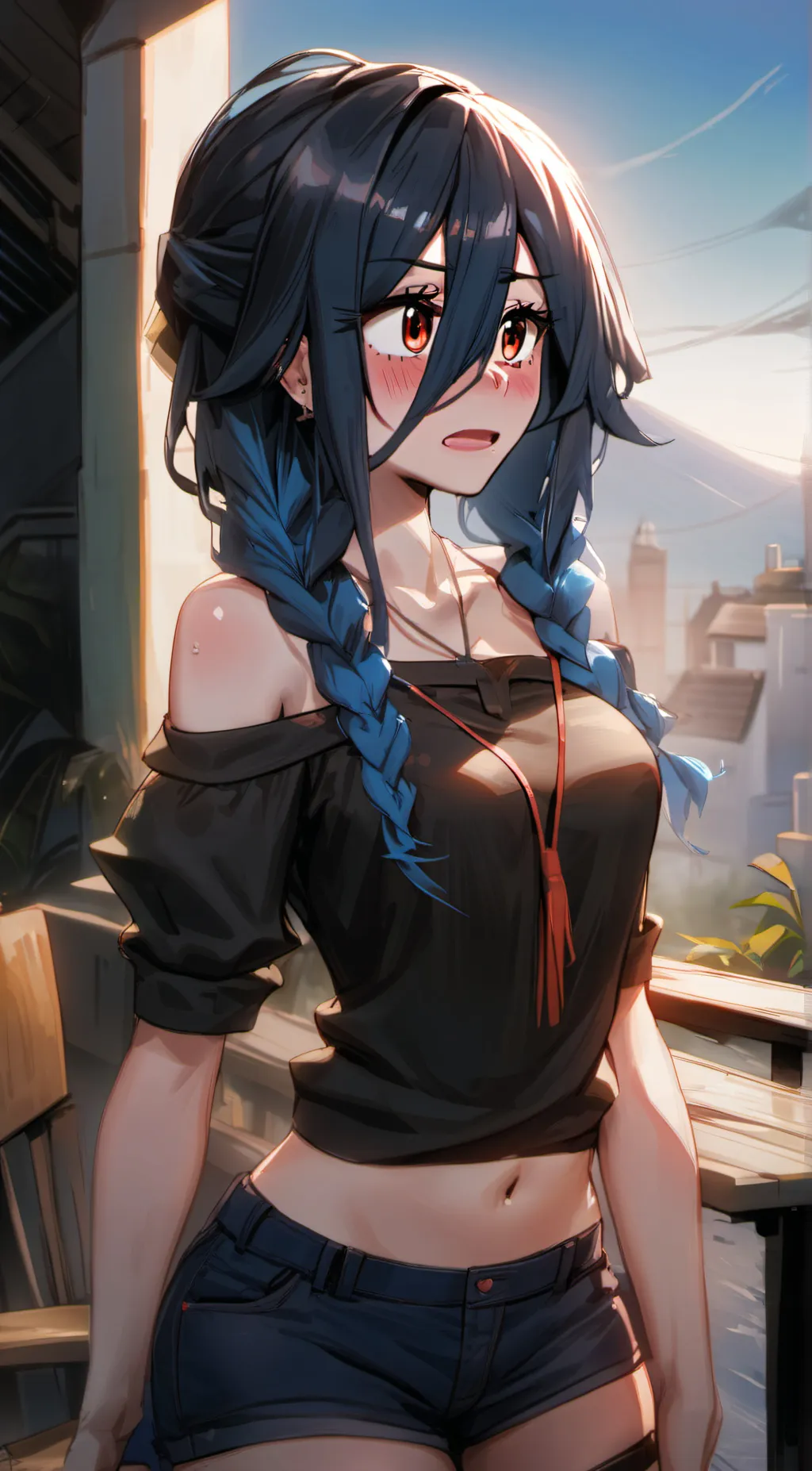 ai character: izzy background