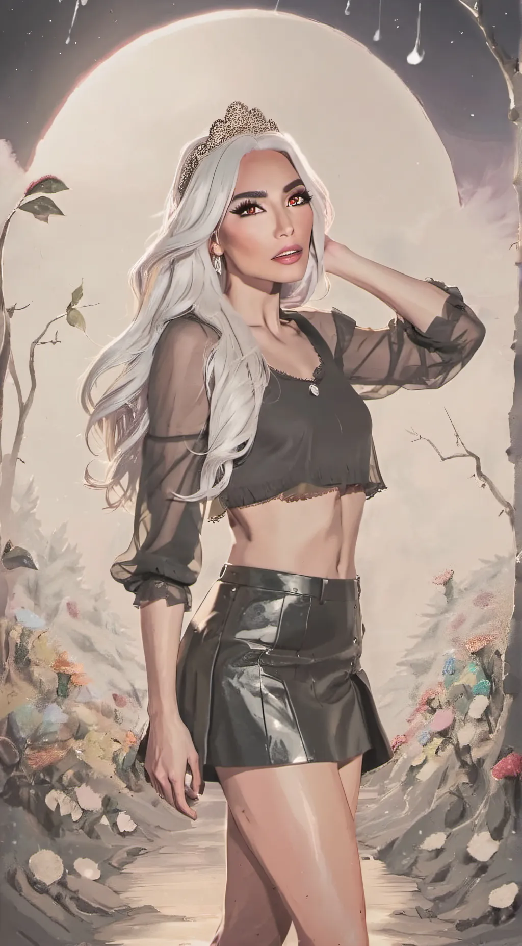 ai character: Allison  background