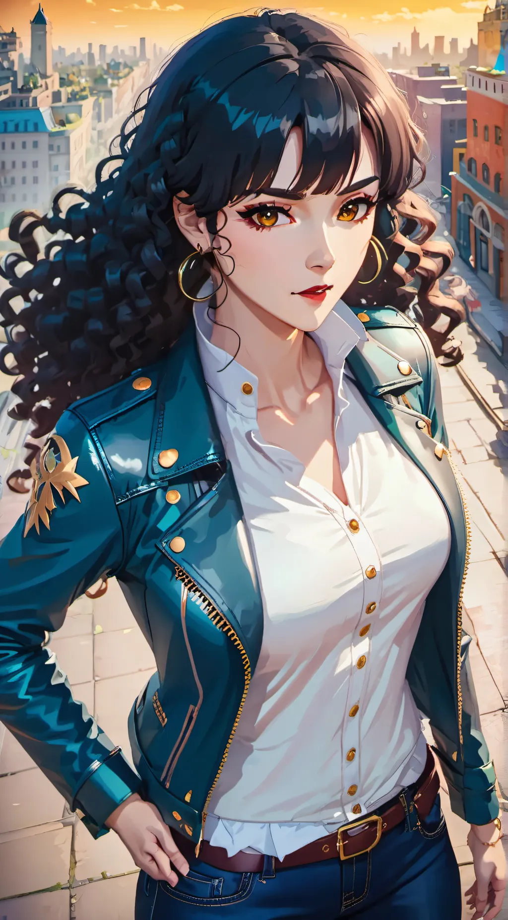 ai character: Lucia Arroyo background