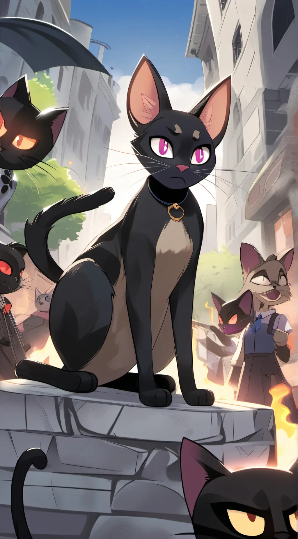 ai character: Supreme plagg  background