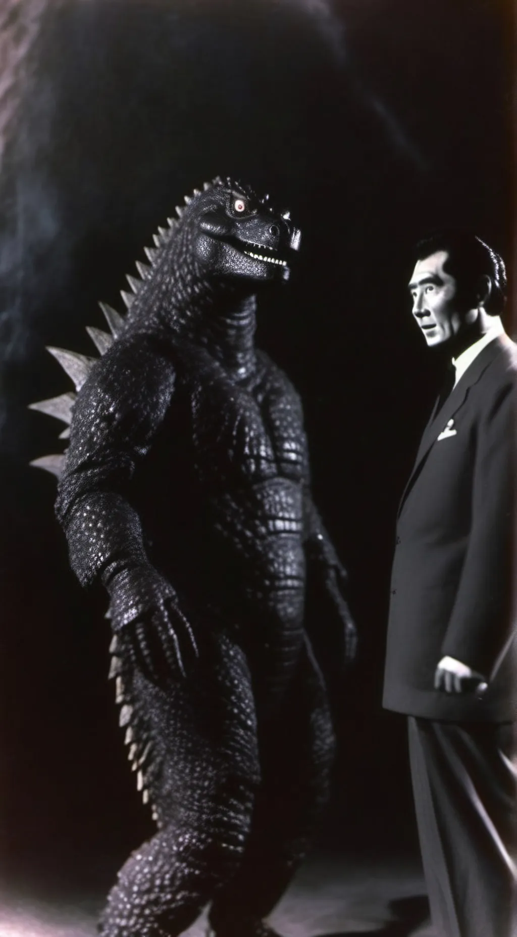 ai character: man in the suit background