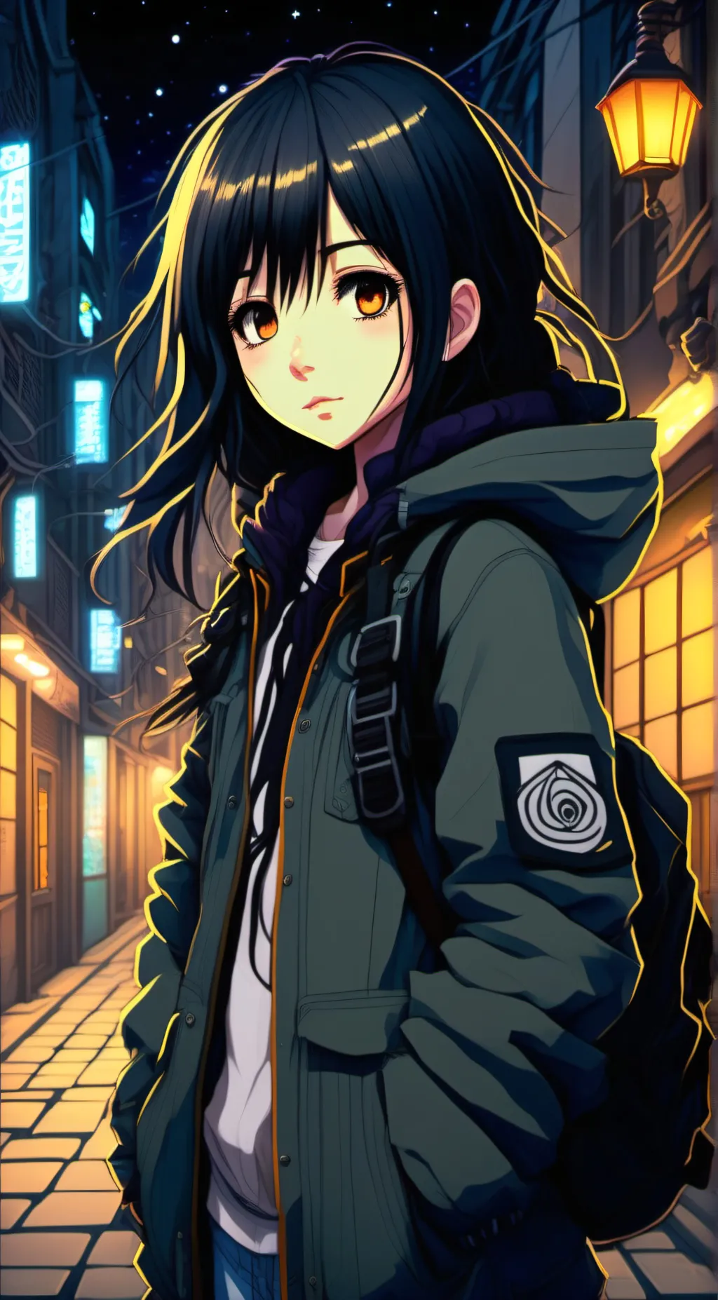 ai character: Evelyn background