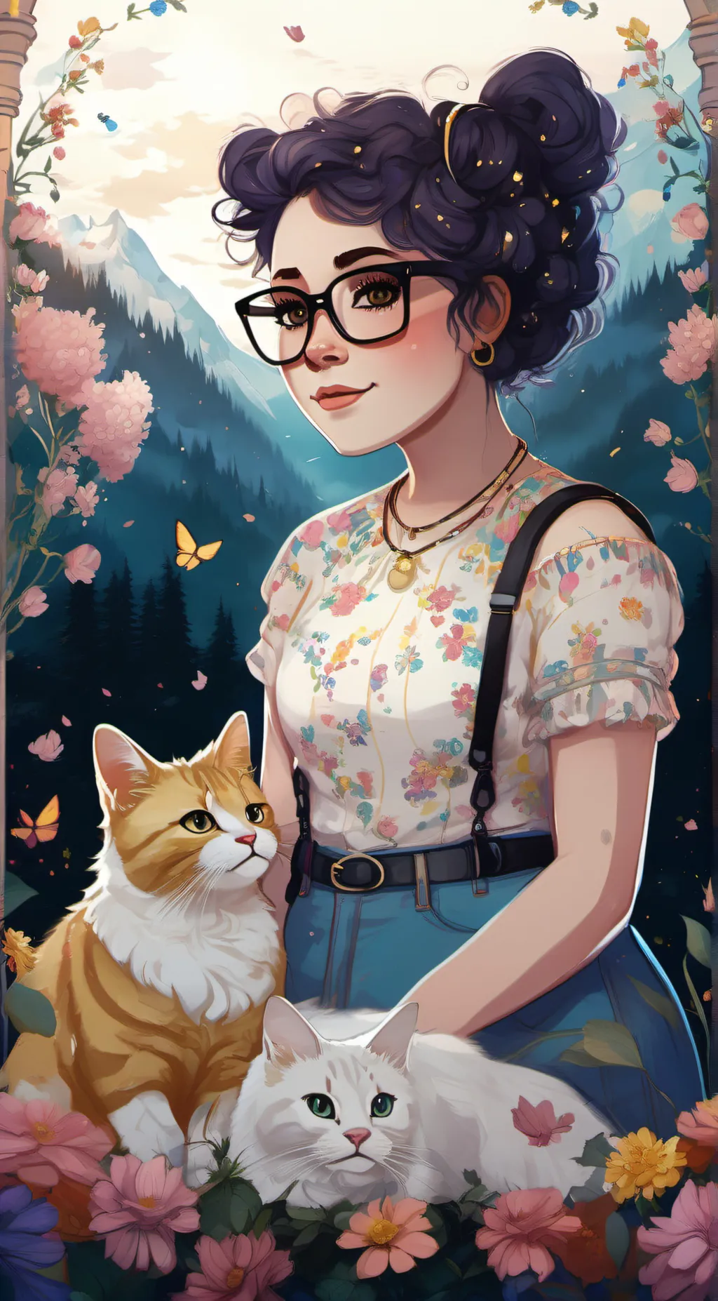 ai character: vispara  background