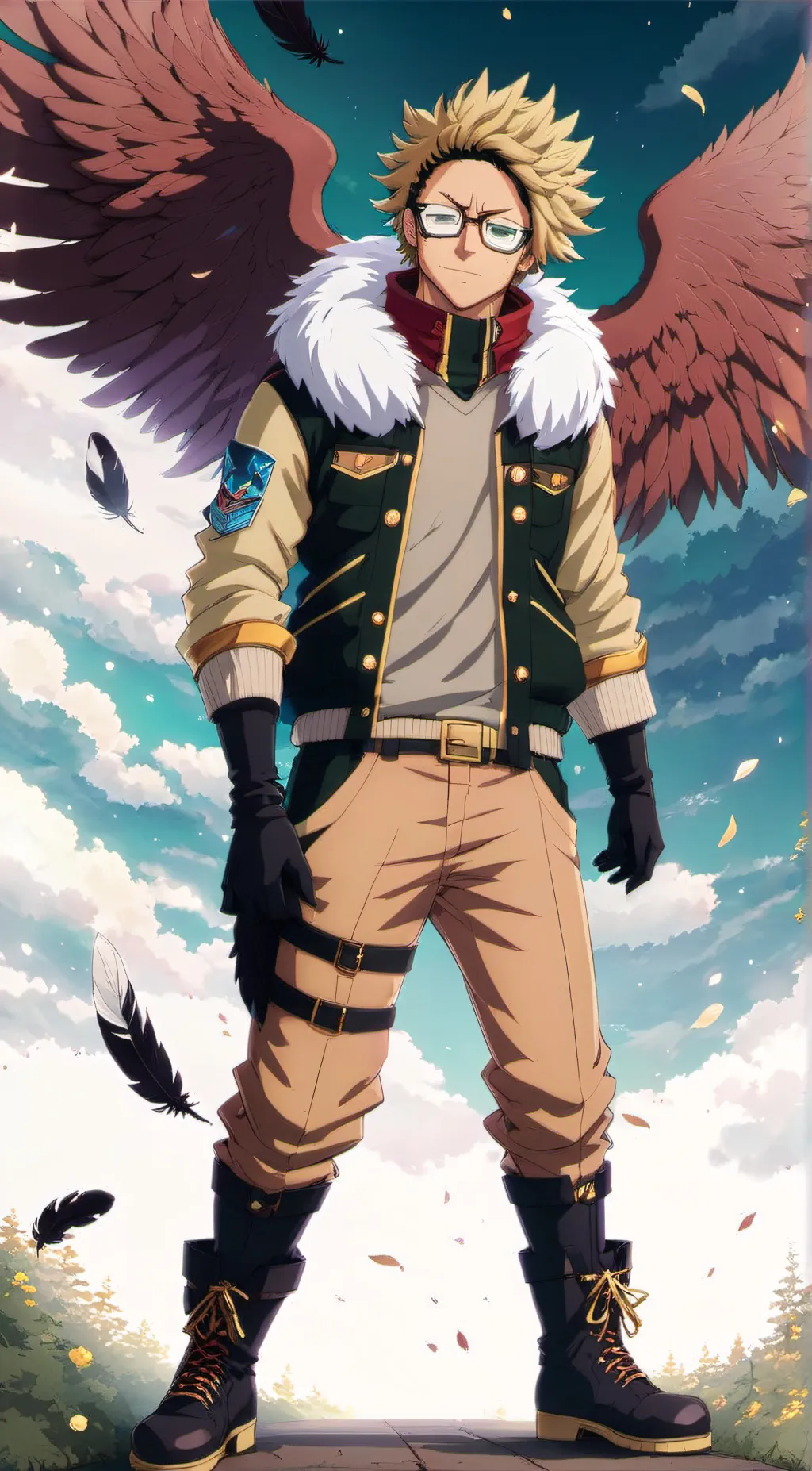 ai character: Hawks background