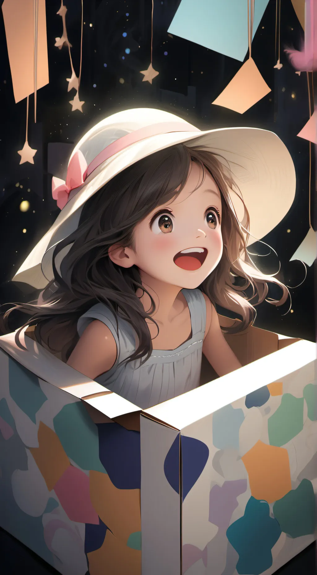 ai character: Hungry Girl background