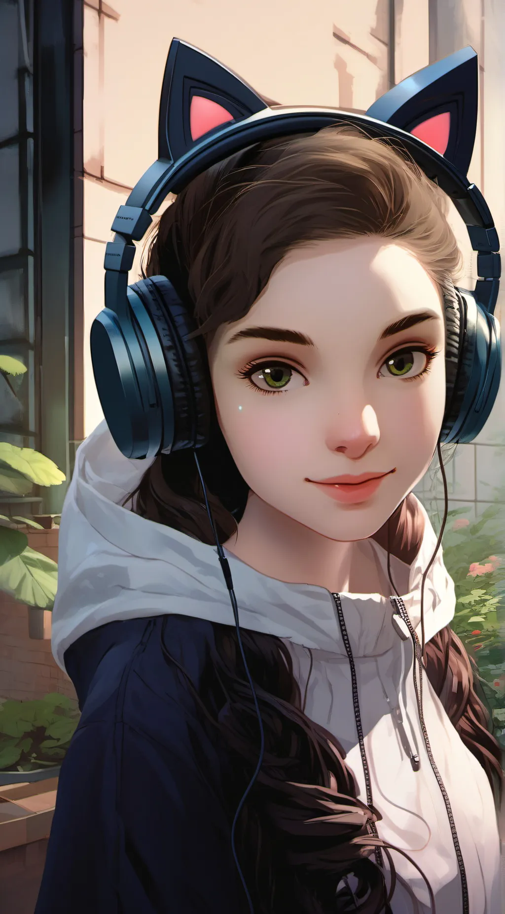 ai character: Nekomimi background