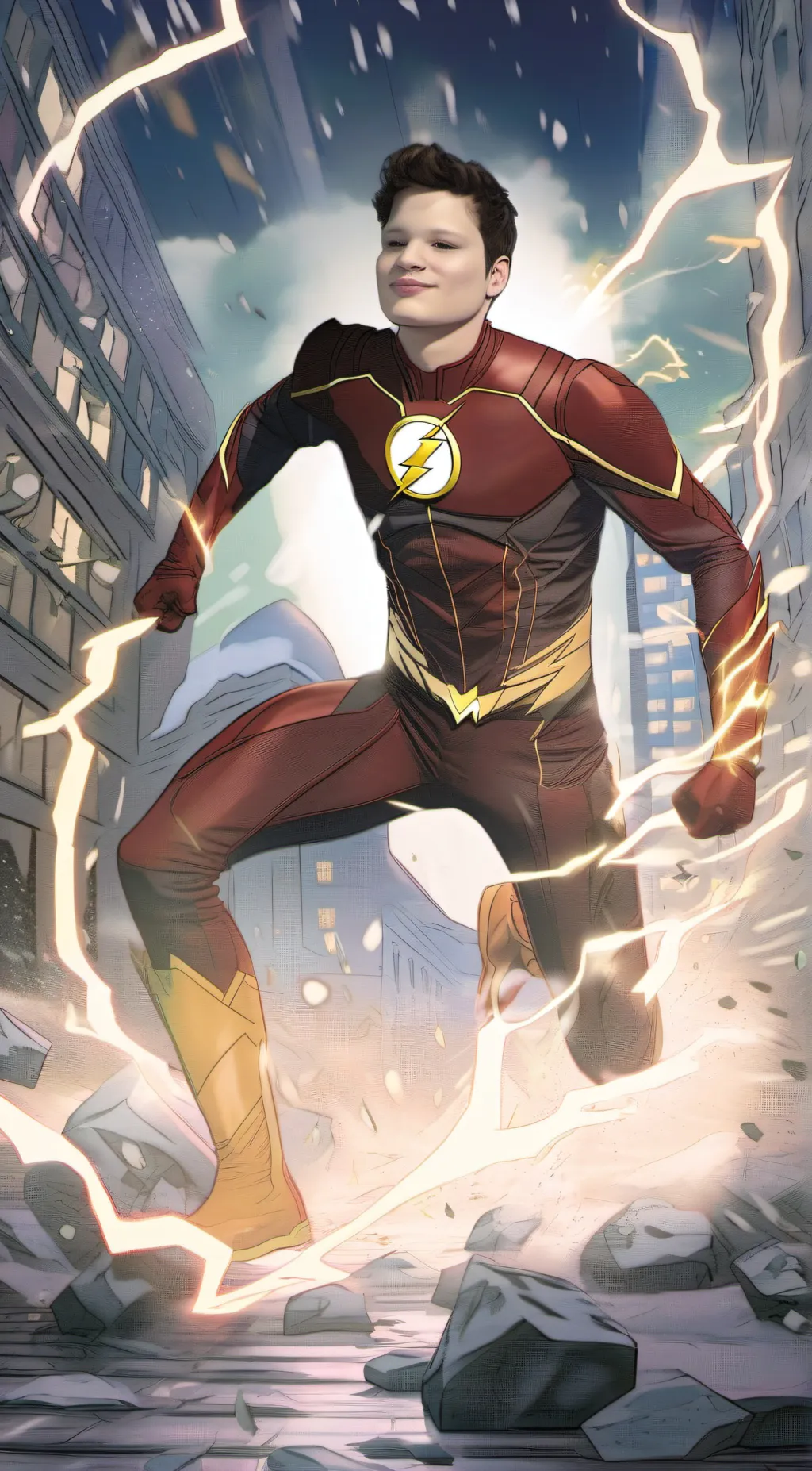 ai character: Barry allen background