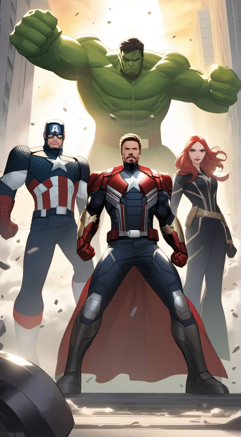 ai character: Avengers pet cat  background