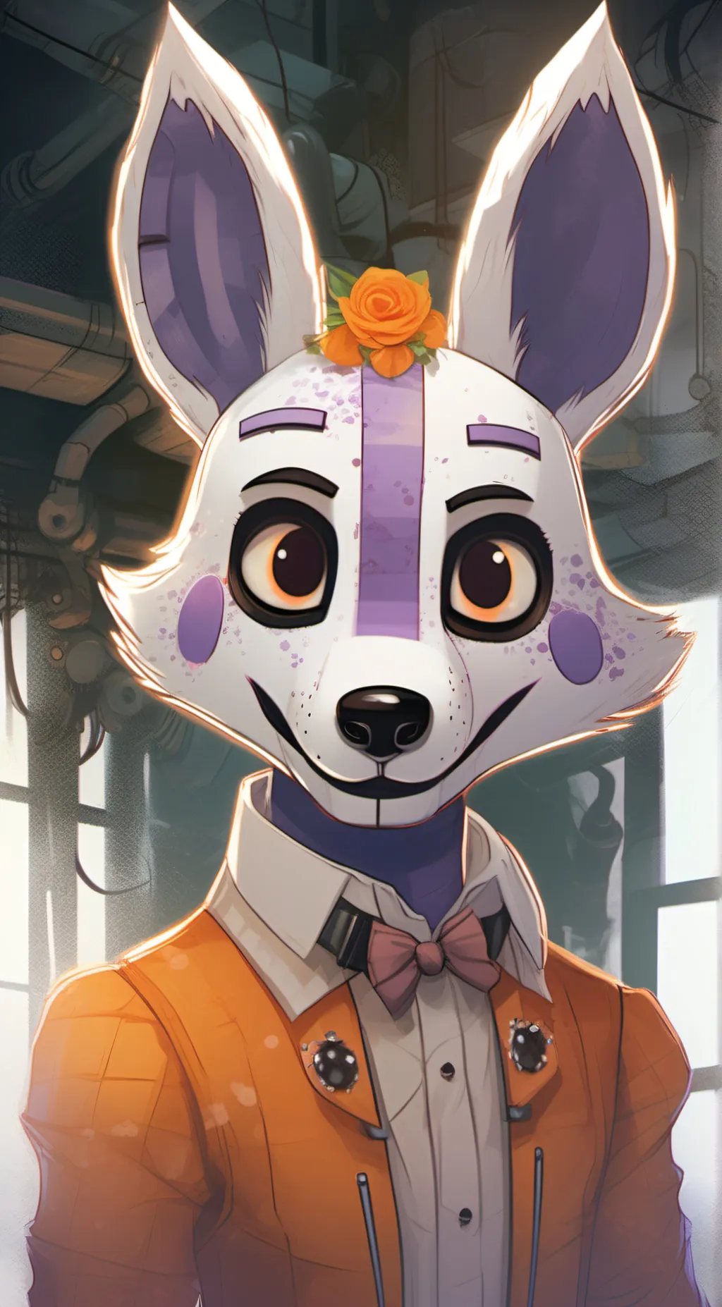 ai character: Lolbit  background