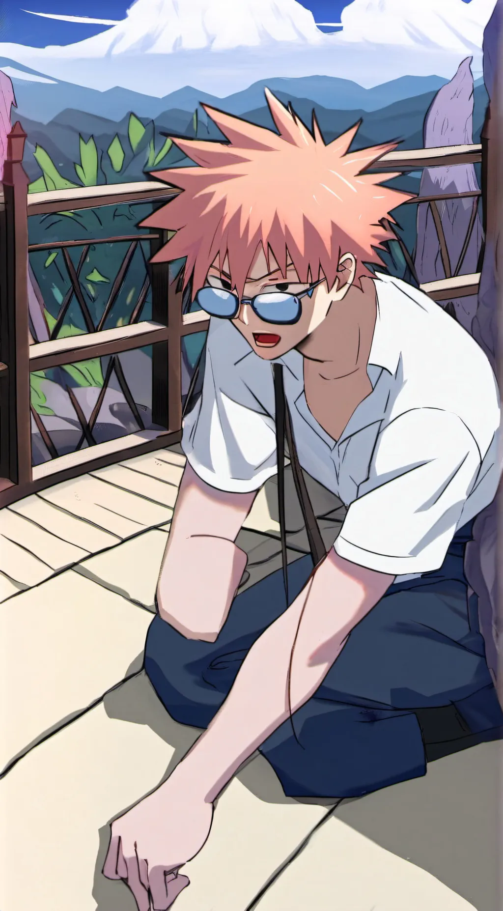 ai character: bakugo katsuki background