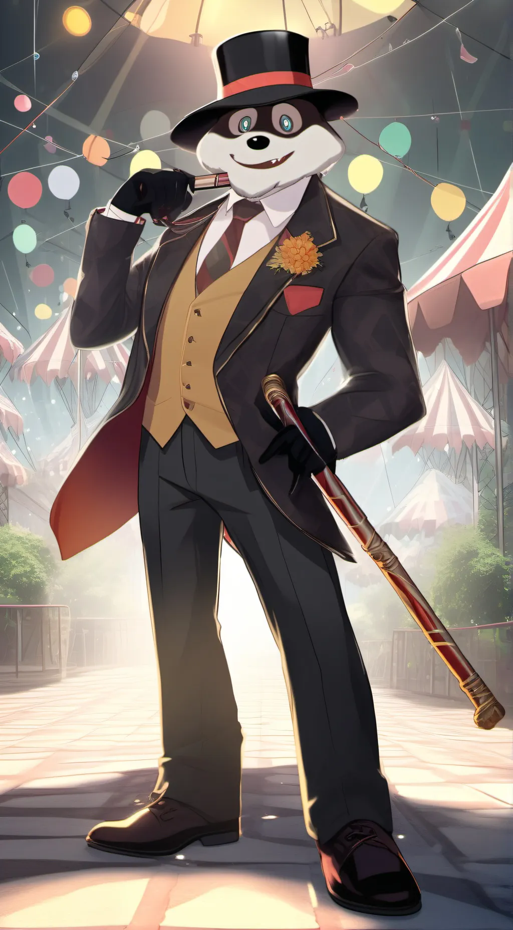ai character: Cane background
