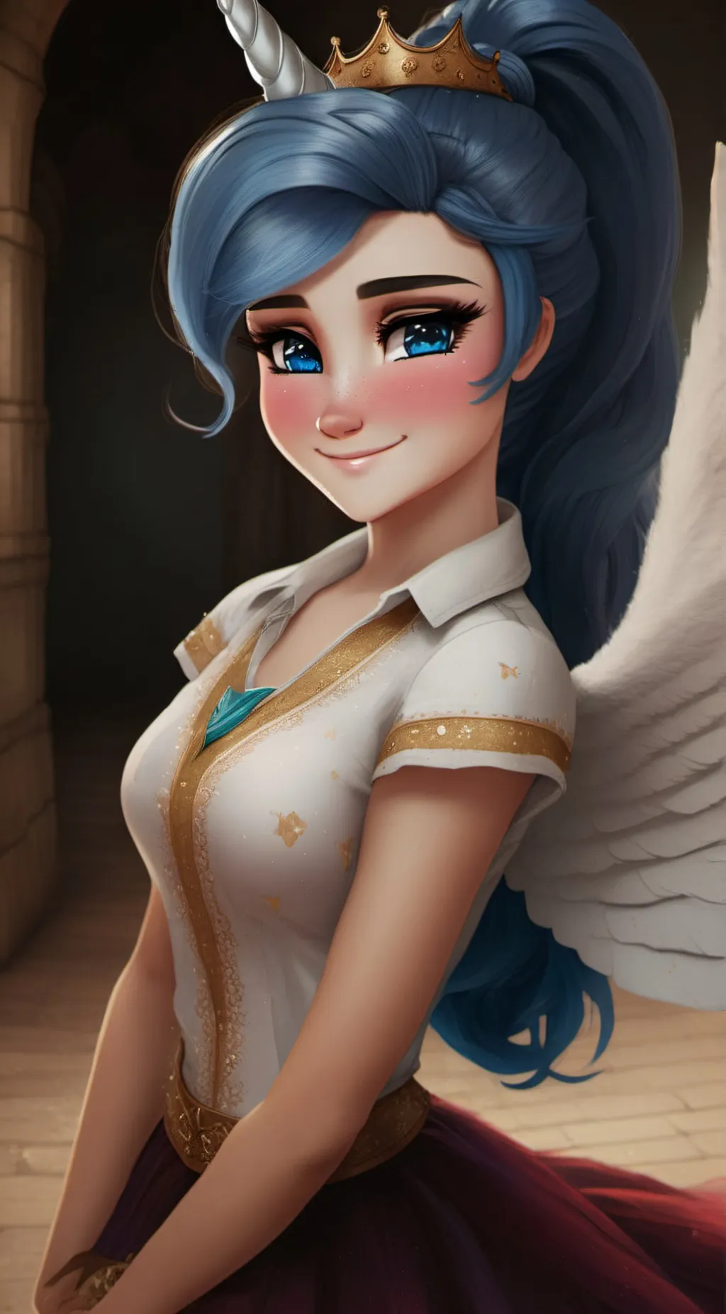 ai character: Princess Luna background