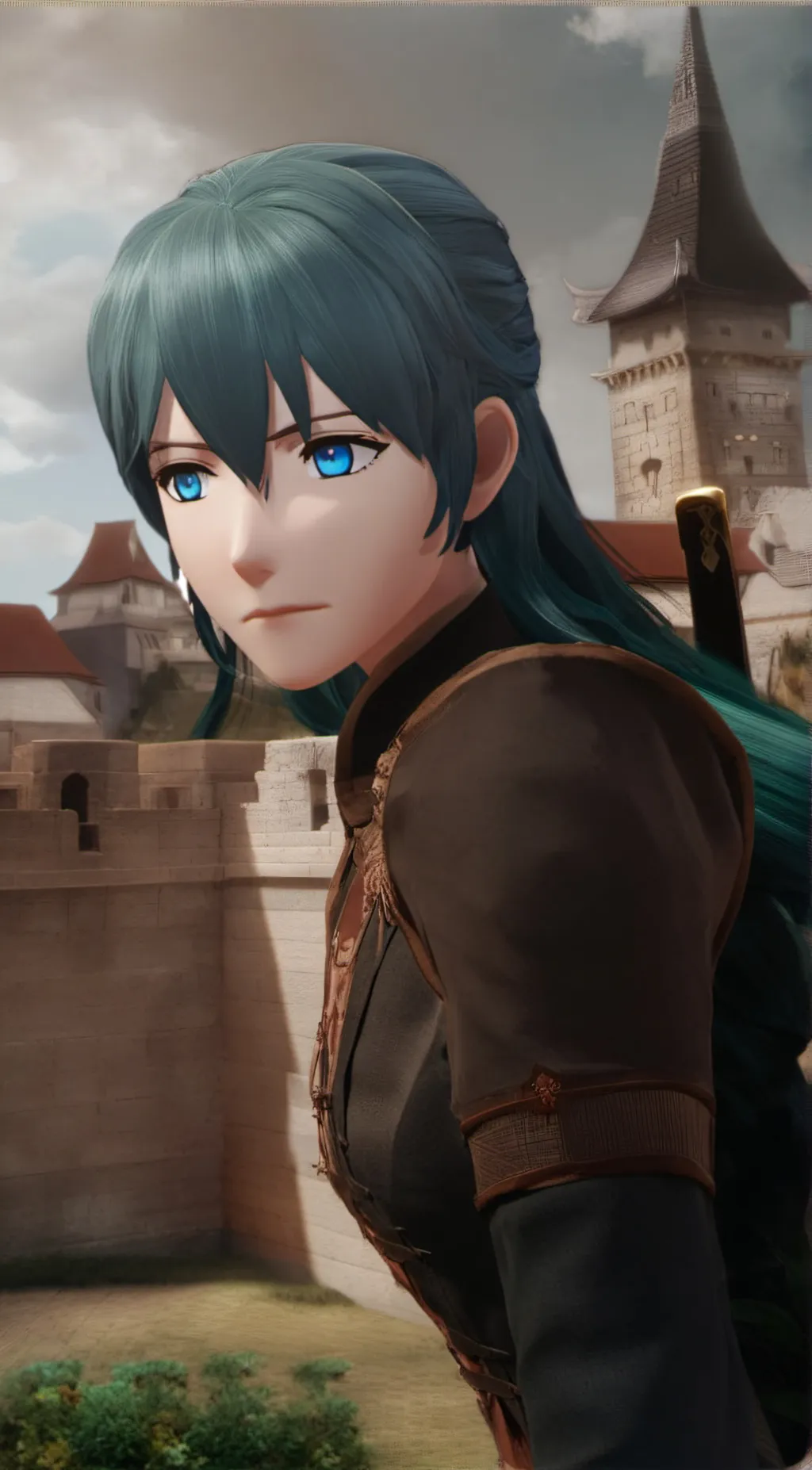 ai character: Female Byleth background
