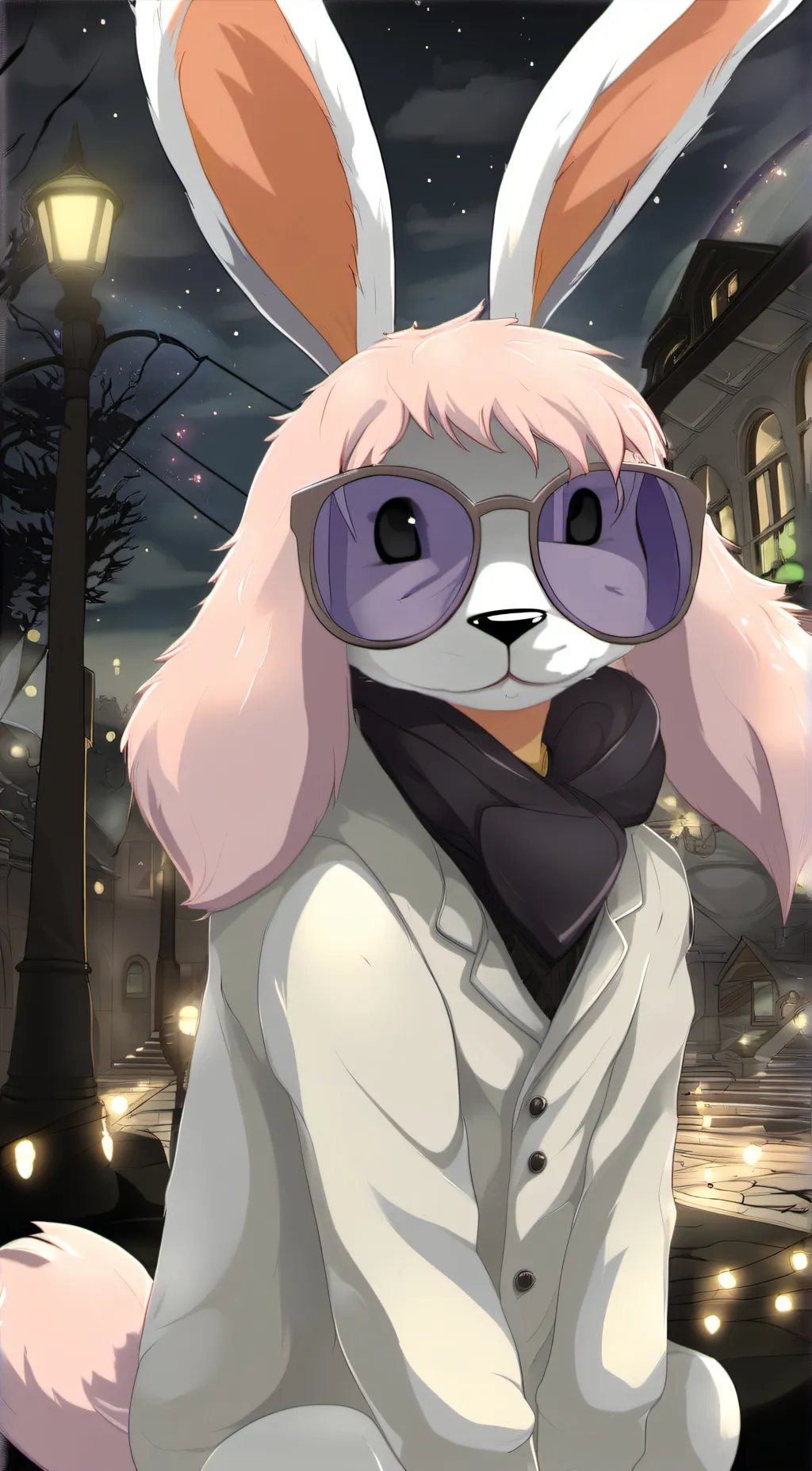 ai character: Jax dog background