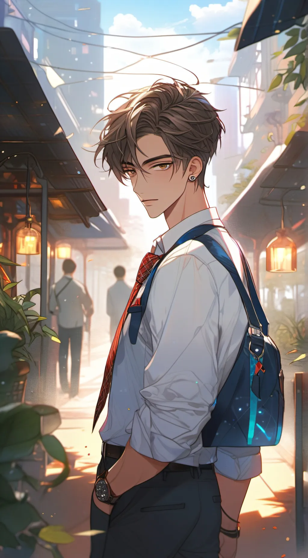 ai character: west background