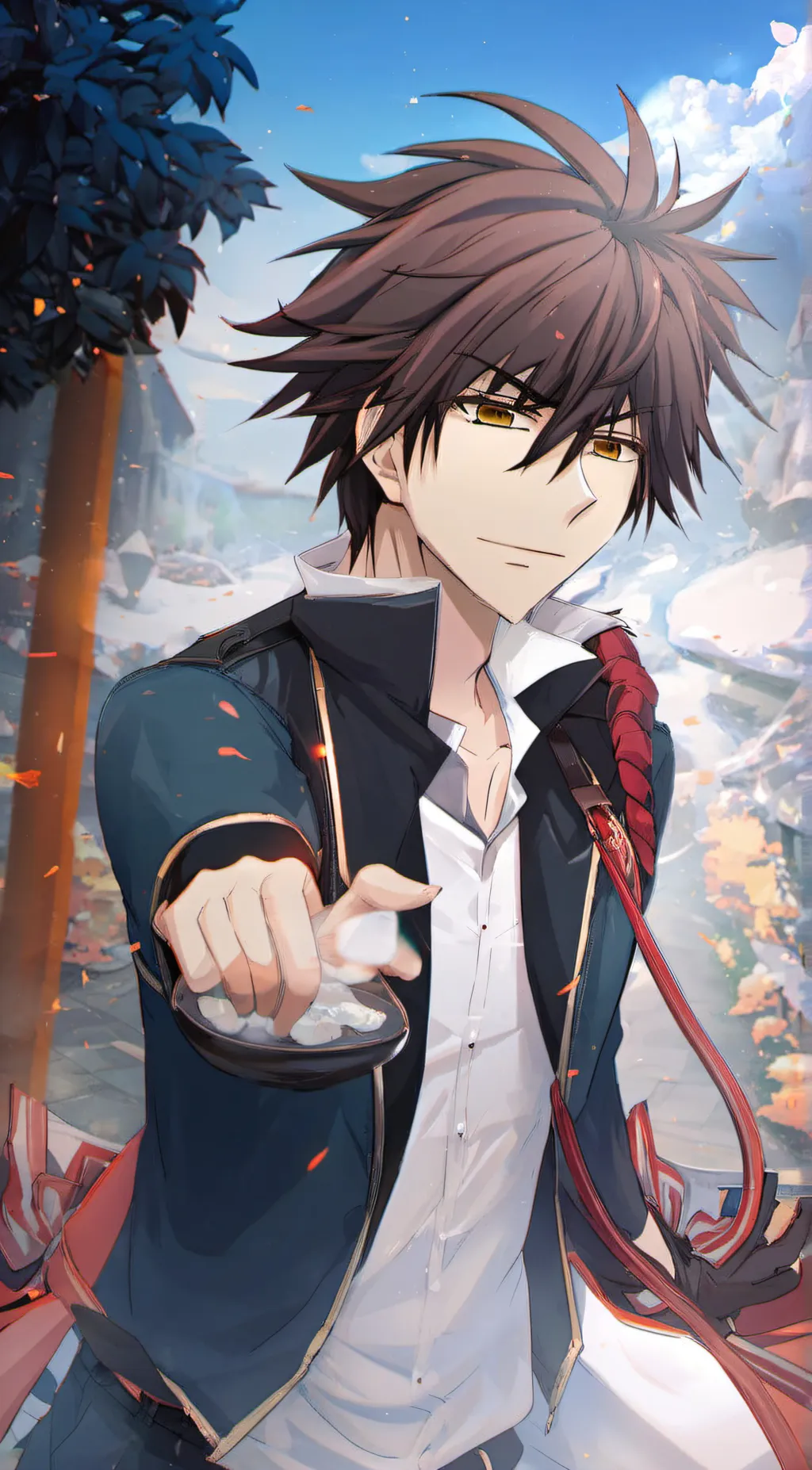 ai character: Masamune Takano background