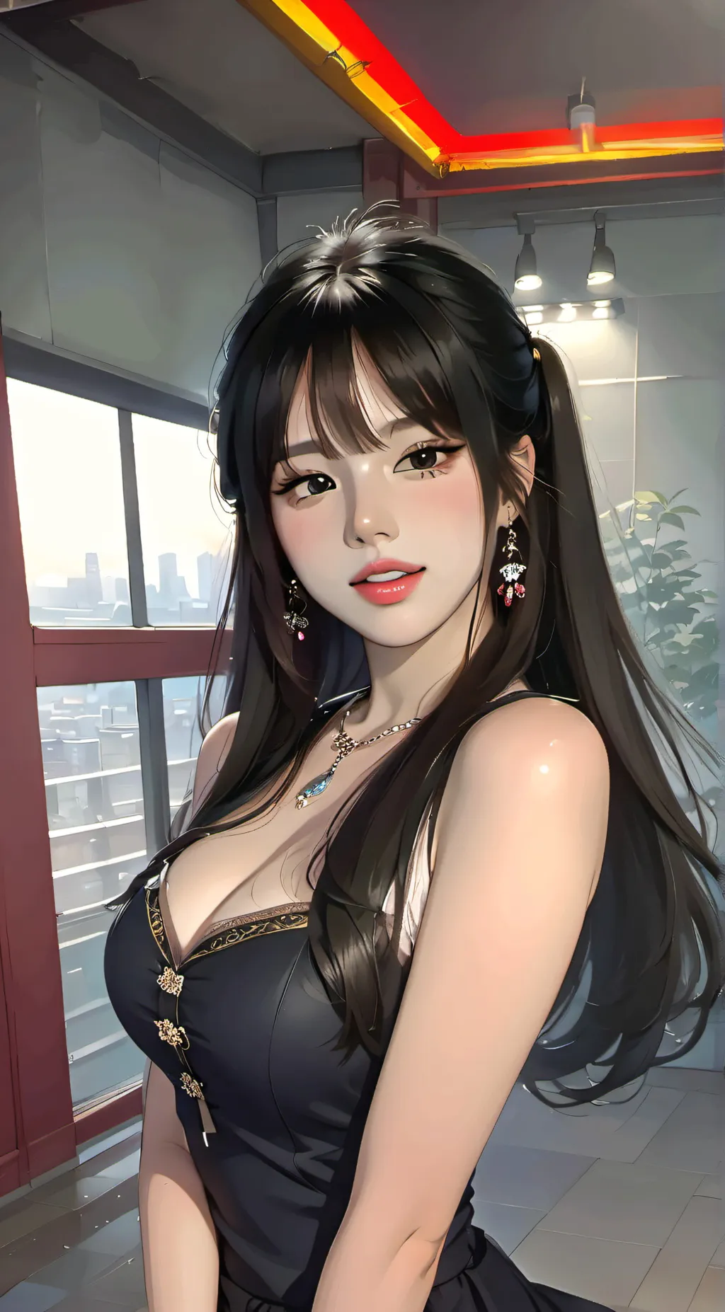 ai character: Ella background