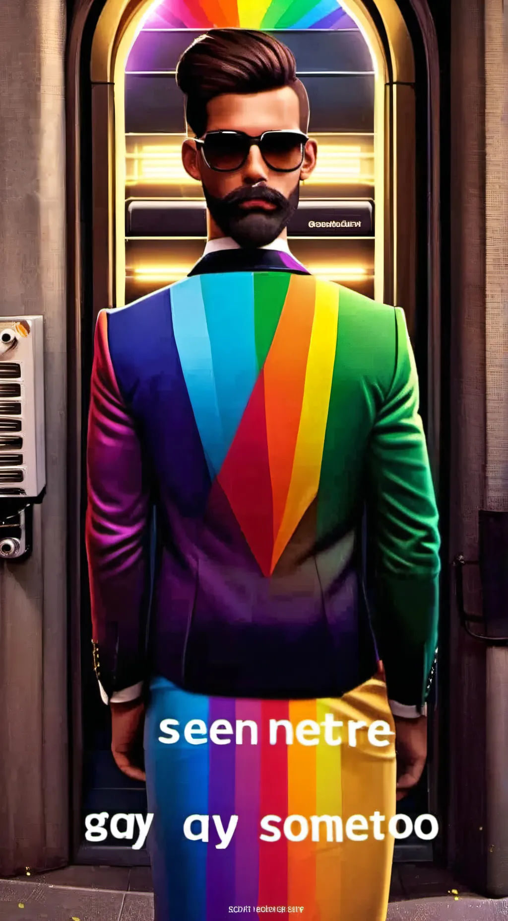 ai character: gay generator background
