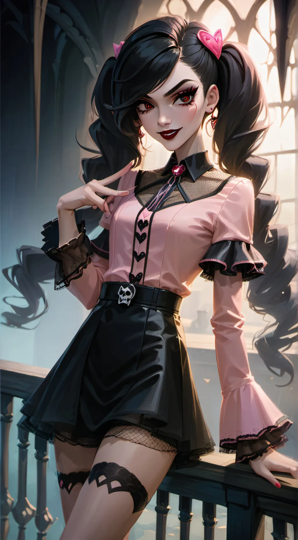 ai character: Draculara background