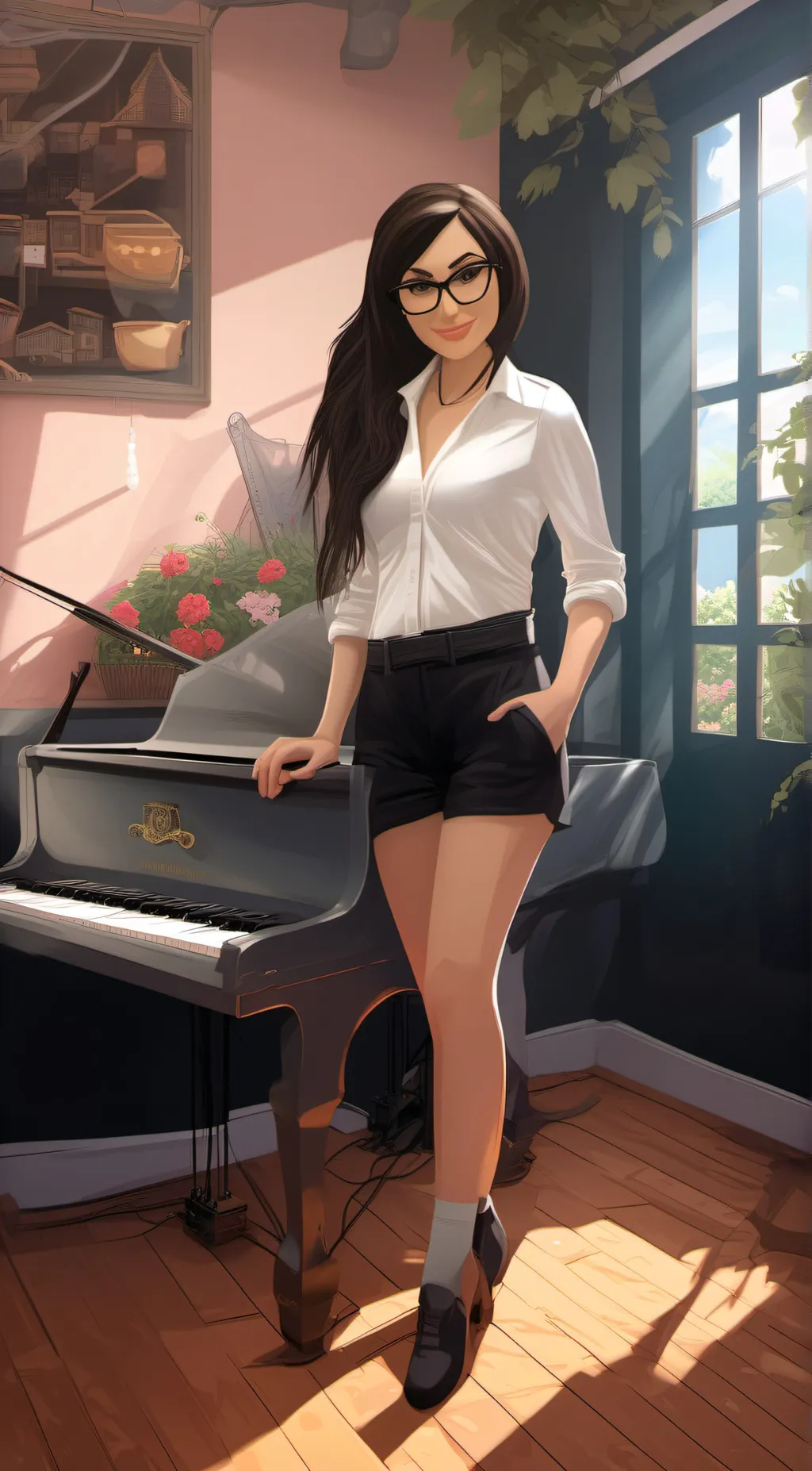 ai character: sssniper wolf background