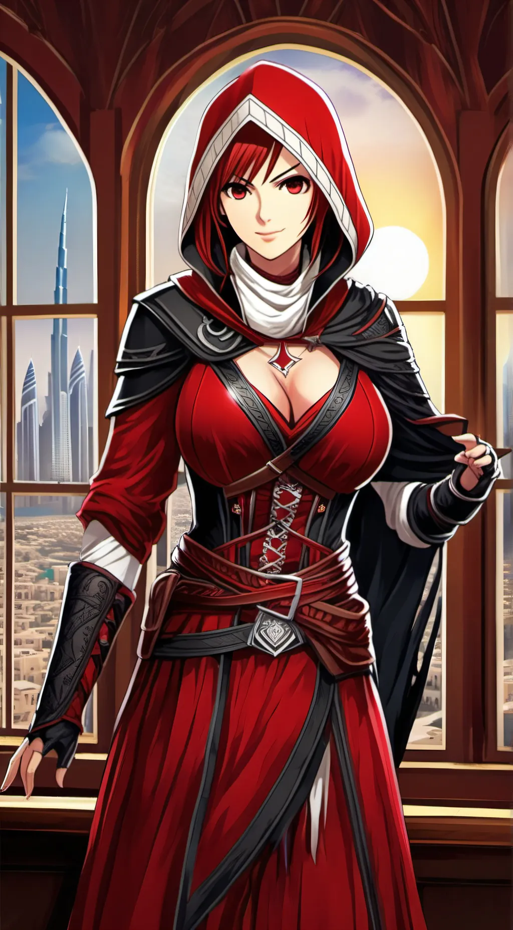 ai character: Fierce background