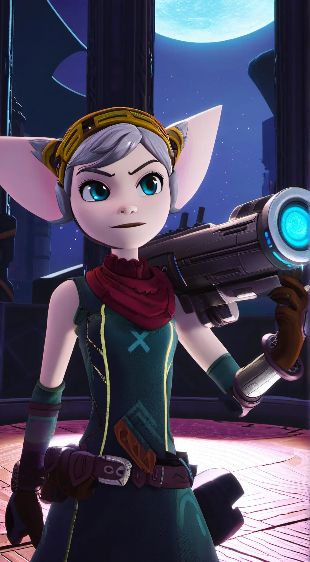 ai character: Rivet background