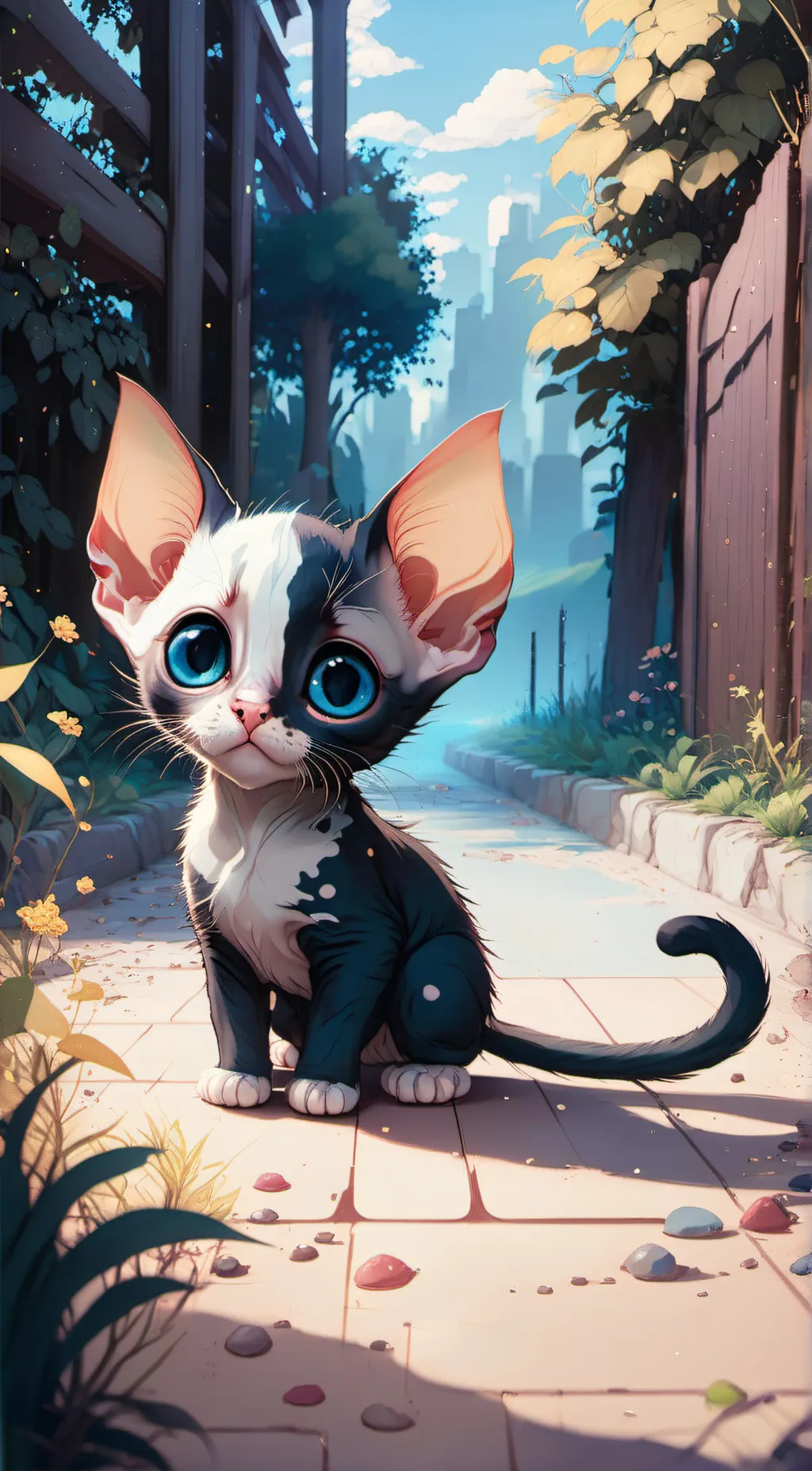 ai character: meow background